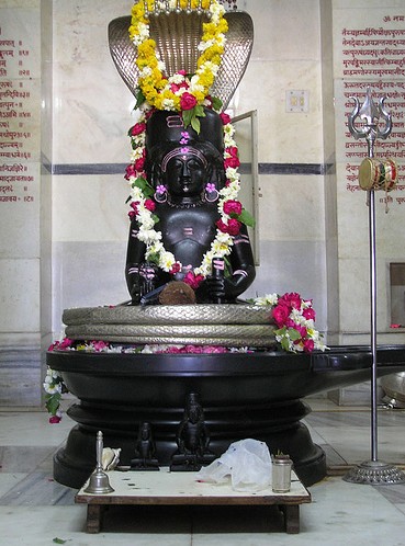 Lord Lakulish in the temple at Kayavarohan